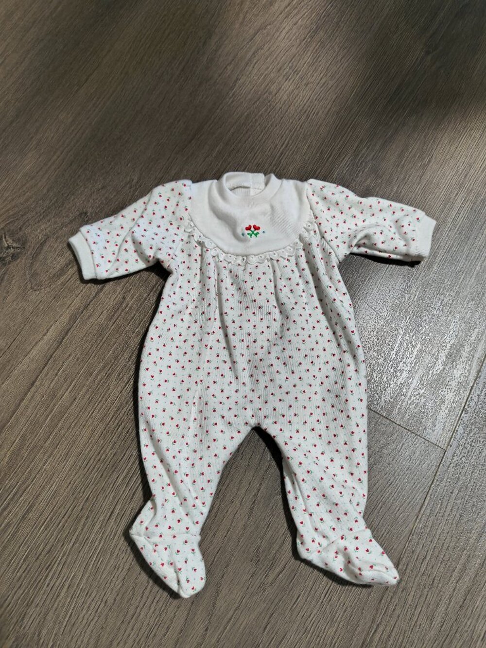 Bitty baby red heart onesie